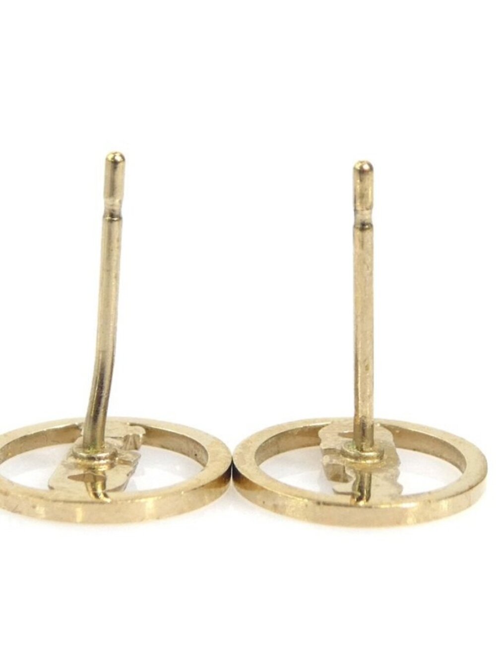 Chloe Pierce Earrings Gold Metal - Picture 6 of 7
